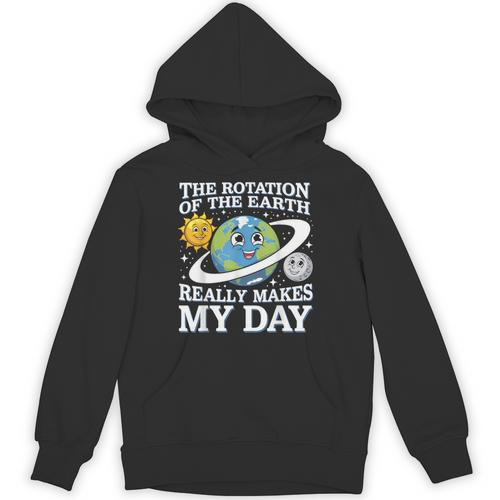 Rotation Of Earth Science Teacher Earth Day Men Women Unisex Hoodie - teacherstshirts.com AU
