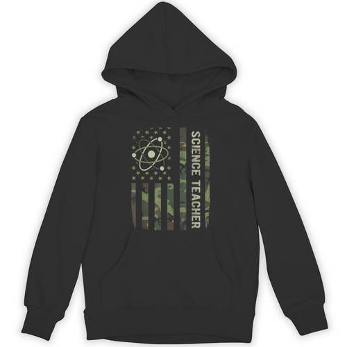Science Teacher Camo American Flag Back To School Unisex Hoodie - teacherstshirts.com DE