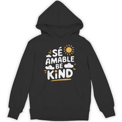 SÉ AMABLE Be Kind Bilingual Teacher Maestra Spanish Teacher Unisex Hoodie - teacherstshirts.com DE