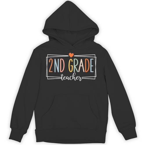 Second Grade Teacher 2nd Grade Teachers Back To School Unisex Hoodie - teacherstshirts.com UK