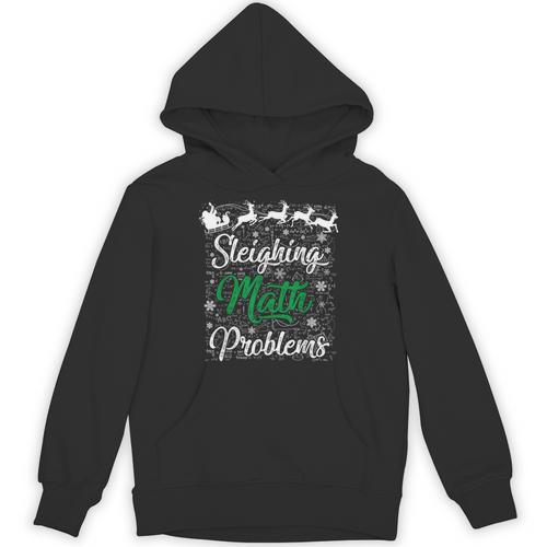 Sleighing Math Problem Xmas In Math Teacher Christmas Men Women Unisex Hoodie - teacherstshirts.com