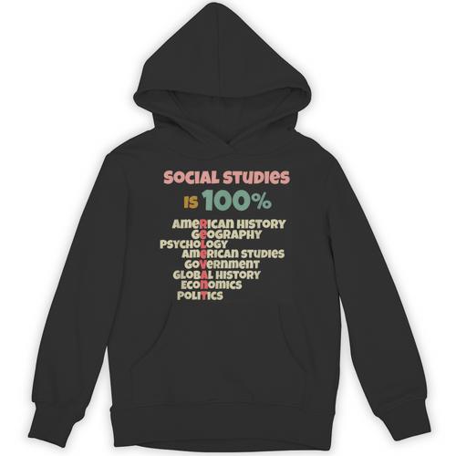 Social Studies Is Relevant History Teacher History Buff Unisex Hoodie - teacherstshirts.com DE