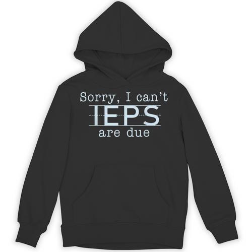 Sorry I Can't IEPS Are Due Special Education Teacher For Men Women Unisex Hoodie - teacherstshirts.com
