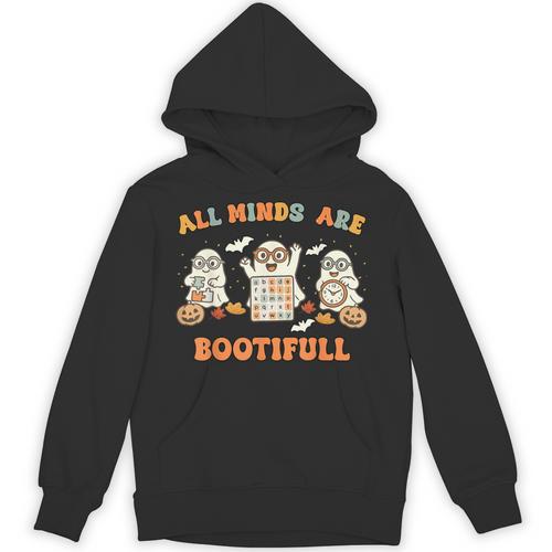 Special Education All Minds SPED Teacher Ghost Halloween Unisex Hoodie - teacherstshirts.com AU