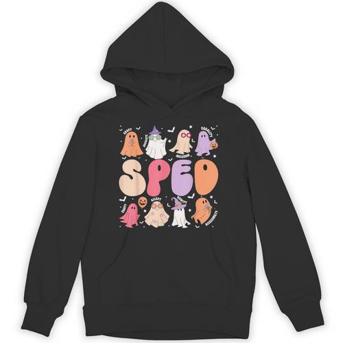 Special Education Teacher Ghosts Halloween SPED Teacher Unisex Hoodie - teacherstshirts.com AU