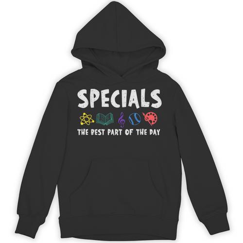 Specials The Best Part Of The Day Men Women Teacher Unisex Hoodie - teacherstshirts.com AU