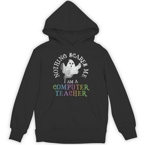 This Is My Spooky COMPUTER TEACHER Costume Don't Scare Me Unisex Hoodie - teacherstshirts.com UK