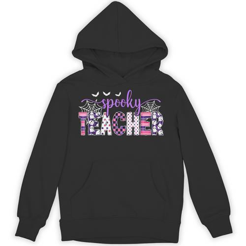 Spooky Teacher Halloween Costume Women Spooky Teacher Unisex Hoodie - teacherstshirts.com AU