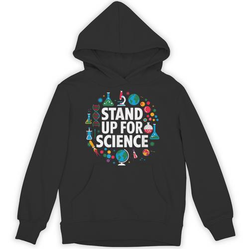 Stand Up For Science STEM Advocacy Pro Scientific Teacher Unisex Hoodie - teacherstshirts.com AU