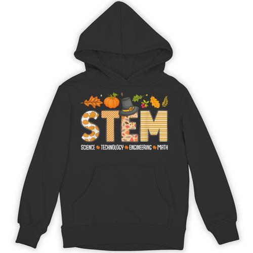 STEM Teacher Thanksgiving Grateful Educator Science Class Unisex Hoodie - teacherstshirts.com AU