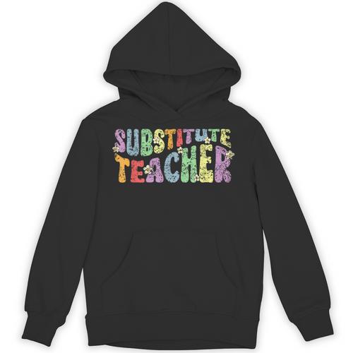 Substitute Teacher Women Back To School Substitute Teacher Unisex Hoodie - teacherstshirts.com CA