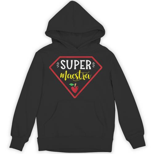Super Heroe Maestra Espanol Spanish Super Teacher Unisex Hoodie - teacherstshirts.com AU