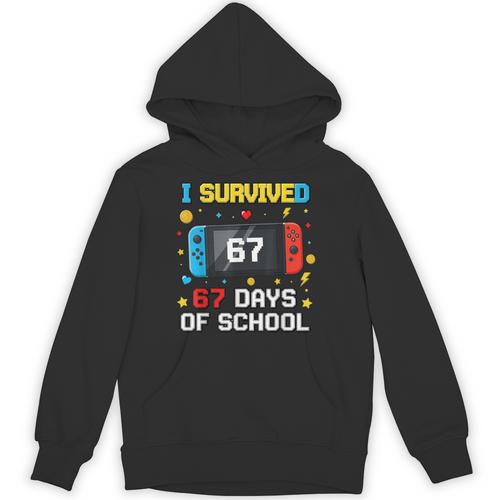 I Survived 67 Days Of School 67 Teacher Squad Matching Unisex Hoodie - teacherstshirts.com UK