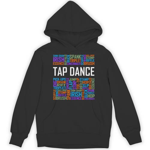 Tap Dance Words Lover Tap Dancer Dancing Teacher Unisex Hoodie - teacherstshirts.com DE