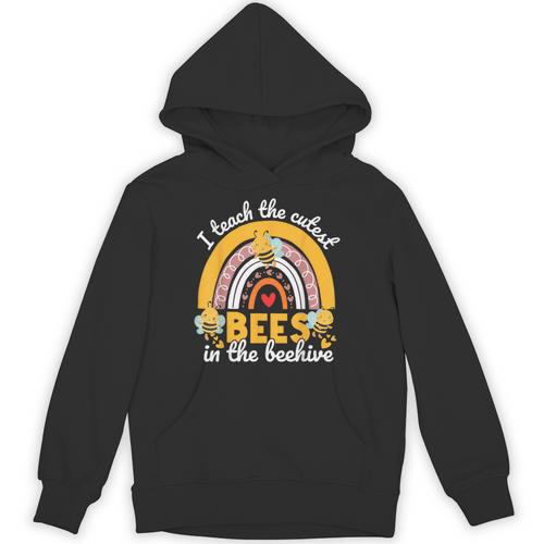 I Teach The Cutest Bees In The Beehive Teachers Day Unisex Hoodie - teacherstshirts.com AU