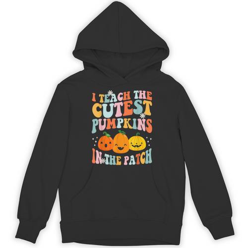 I Teach The Cutest Pumpkins In The Patch Teacher Unisex Hoodie - teacherstshirts.com DE