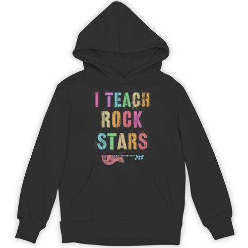 I TEACH ROCKSTARS Band Vibes Teacher Rocks My Music Teaching Unisex Hoodie - teacherstshirts.com