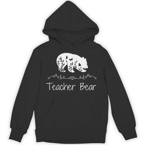 Teacher Bear For Educators Teacher Appreciation Unisex Hoodie - teacherstshirts.com AU