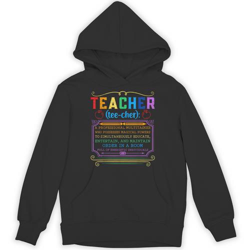 Teacher Definition Teaching School Teacher Unisex Hoodie - teacherstshirts.com DE