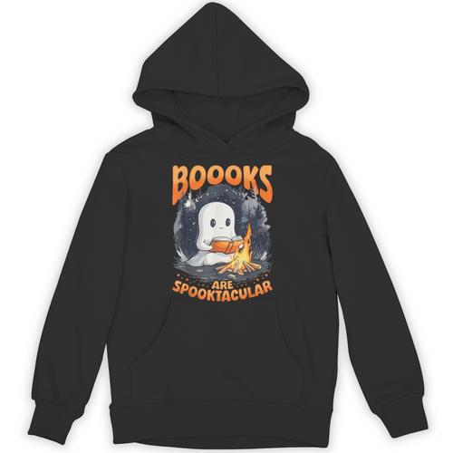 Teacher Halloween Ghost Reading Book Animal Boooks Are Unisex Hoodie - teacherstshirts.com