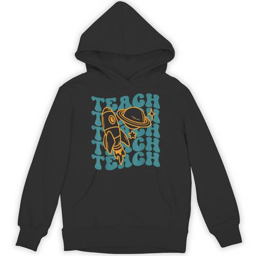 Teacher Outer Space Science Astronomy Planet Saturn Teach Unisex Hoodie - teacherstshirts.com AU