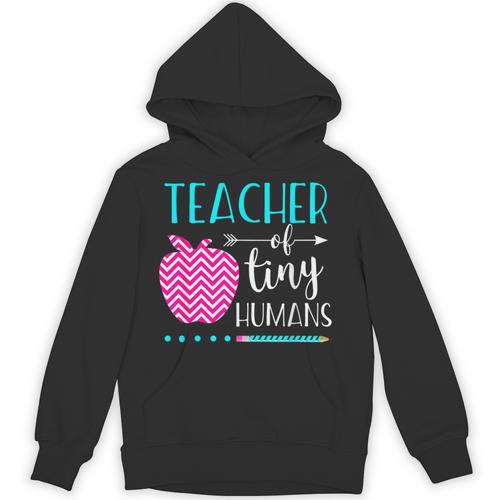 Teacher Of Tiny Humans Preschool Pre K Kindergarten Teacher Unisex Hoodie - teacherstshirts.com UK