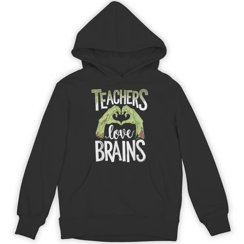Teachers Love Zombie Teacher Halloween Fun Unisex Hoodie - teacherstshirts.com AU