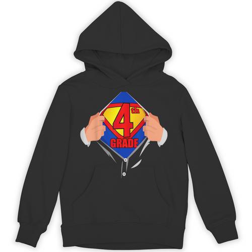Teachers Are Superheroes 4th Grade Super Teacher Staff Men Women Unisex Hoodie - teacherstshirts.com