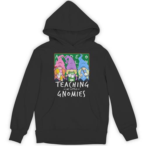Teaching My Little Gnomies With Gnome For Teacher Women Unisex Hoodie - teacherstshirts.com UK