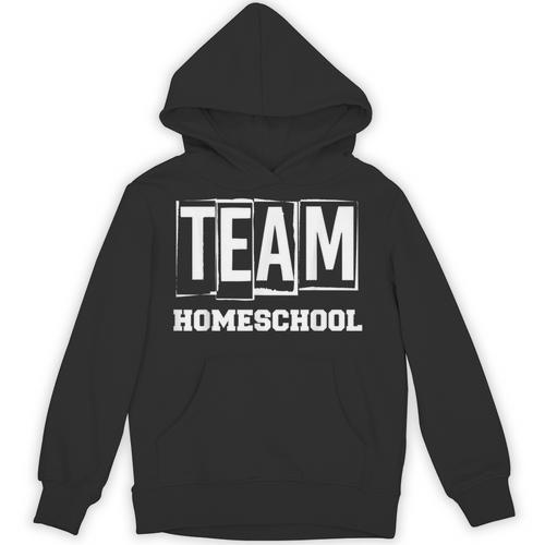 Team Homeschool Homeschooler Homeschooling Teacher Mom Kids Unisex Hoodie - teacherstshirts.com AU