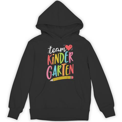 Team Kindergarten Teacher Student Back To School Unisex Hoodie - teacherstshirts.com CA