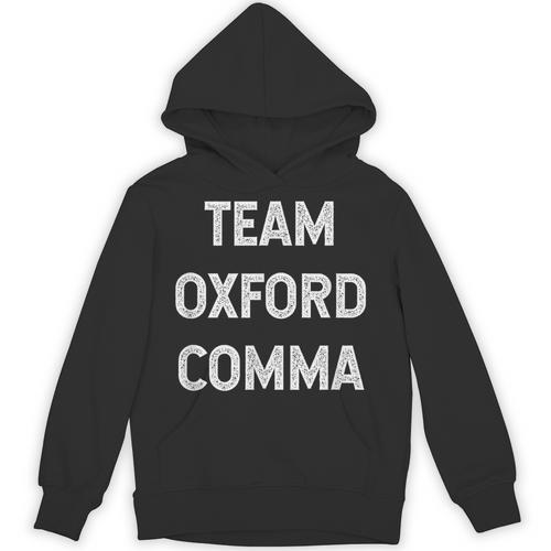 Team Oxford Comma English Majors And Teachers For Men Women Girls Kids Unisex Hoodie - teacherstshirts.com UK