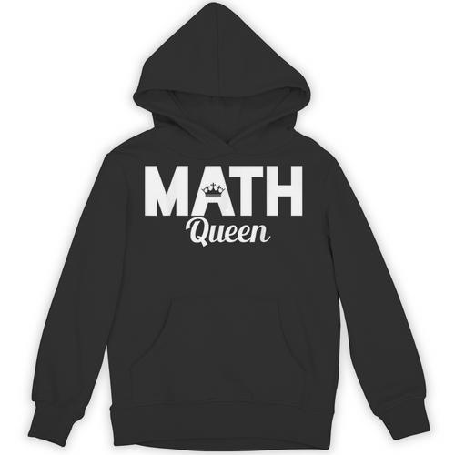 TeeArt Math Mathematics Queen Math Teacher Unisex Hoodie - teacherstshirts.com