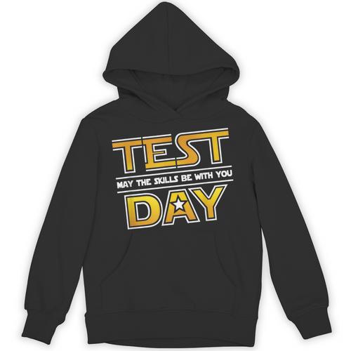 Test Day Testing May The Skills Be With You School Teacher Unisex Hoodie - teacherstshirts.com DE