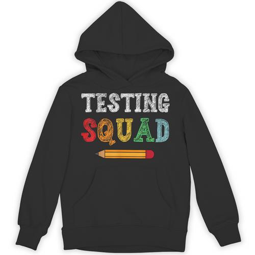 Testing Squad Costume Test Day Teacher Student School Unisex Hoodie - teacherstshirts.com CA
