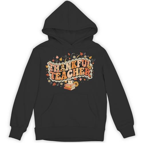 Thankful Teacher Shirts For Women Teach Thanksgiving Teacher Unisex Hoodie - teacherstshirts.com AU