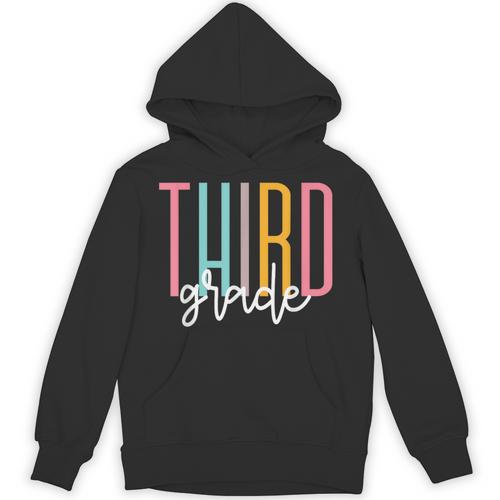 Third Grade Girls Boys Teacher Team 3rd Grade Squad Unisex Hoodie - teacherstshirts.com UK