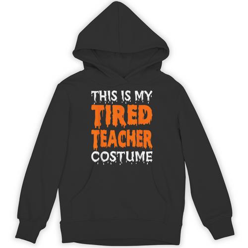 This Is My Tired Teacher Costume Quick Easy Lazy Halloween For Men Women Unisex Hoodie - teacherstshirts.com CA