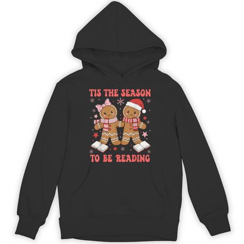 Tis The Season Reading Christmas Shirt Book Lovers Teacher Unisex Hoodie - teacherstshirts.com DE