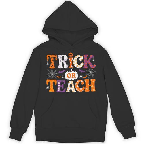 Trick Or Teach Teacher Halloween Costume Men Women Unisex Hoodie - teacherstshirts.com AU