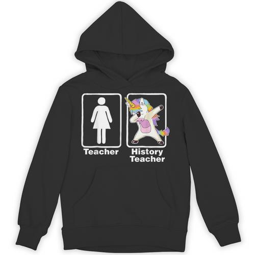 Unicorn History Teacher T-Shirt History Teacher Unisex Hoodie - teacherstshirts.com DE