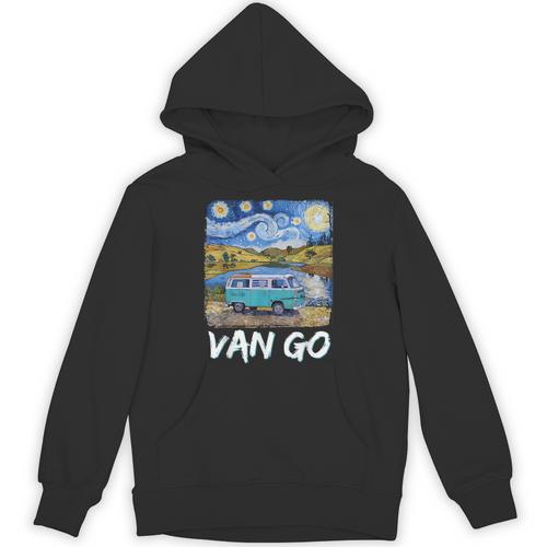 Van Go Retro Vanlife Art Teacher Unisex Hoodie - teacherstshirts.com UK