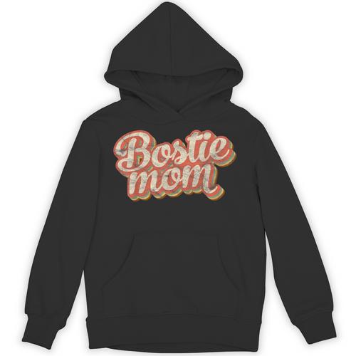 Vintage Boston Terrier Mom Dog Lover Pet Bostie Mama Men Women Girls Kids Unisex Hoodie - Bostonterriersmerch.com