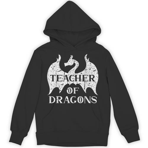 Vintage Teacher Of Dragons Quotes Teacher Student Unisex Hoodie - teacherstshirts.com AU
