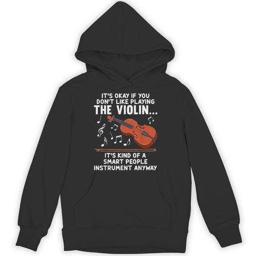 Violin Player Costume For Men Women Violin Teacher Violinist Unisex Hoodie - teacherstshirts.com UK
