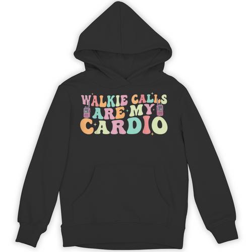 Walkie Calls Are My Cardio SPED Teacher Inclusion ABA Unisex Hoodie - teacherstshirts.com UK