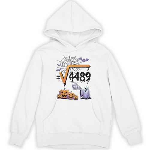 4489 Square Root 67 Math Teacher Halloween Costume Professor Unisex Hoodie - teacherstshirts.com CA