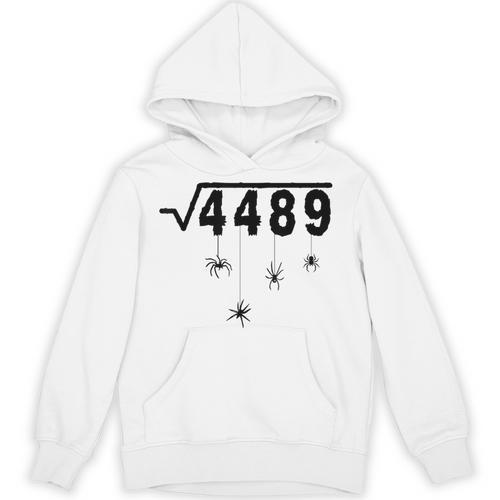 67 Meme Math Teacher 6 7 Halloween Spiders Square Root 4489 Unisex Hoodie - teacherstshirts.com CA