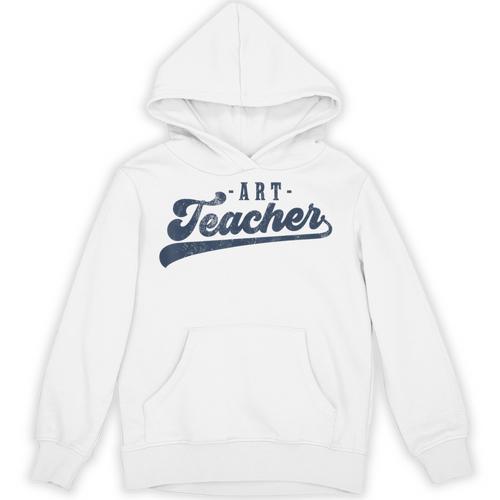 Art Teacher Men Women Cute Vintage Graphic Art Teacher Unisex Hoodie - teacherstshirts.com DE