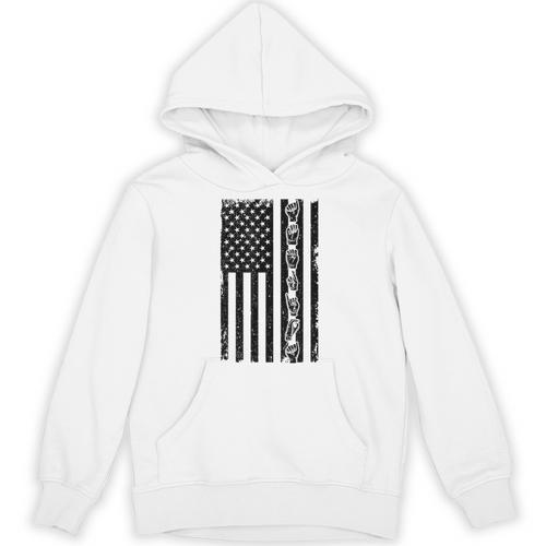 ASL Flag Sign Language Deaf ASL Teacher For Men Women Unisex Hoodie - teacherstshirts.com UK